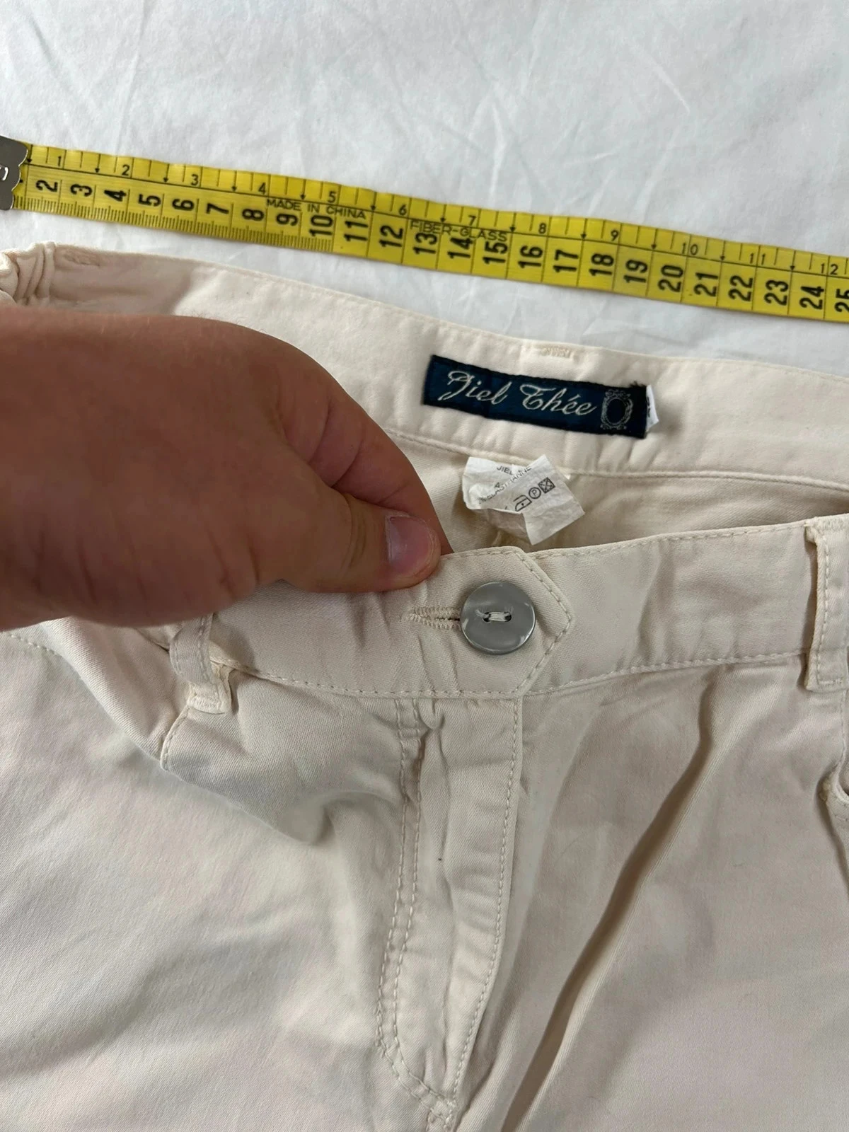 Beige straight cut jiel thée vintage jeans size 42 – photo 11